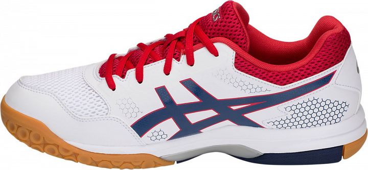 Asics Gel-Rocket 8 White / Deep Ocean